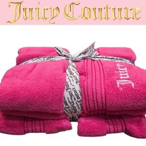 Juicy Couture Home Script Bath Towel Set